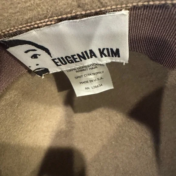 Eugenia Kim 100%rabbit wool. Fantastic gold and silver accents Untitleddesign_6.png?crop=  main image 4